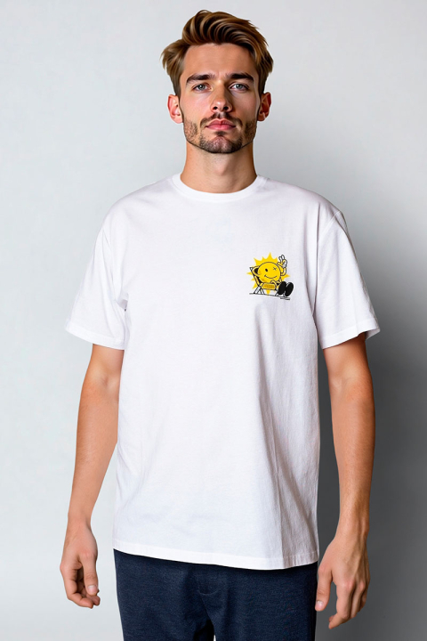 Clean Cut Copenhagen Chilln' T-shirt White
