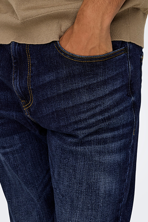 Only & Sons Weft Regular Fit 6752 Dark Blue Denim