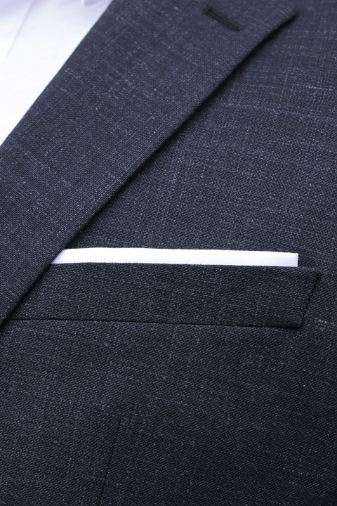 Selected SLHSLIM-OASIS LINEN BLZ NOOS Black