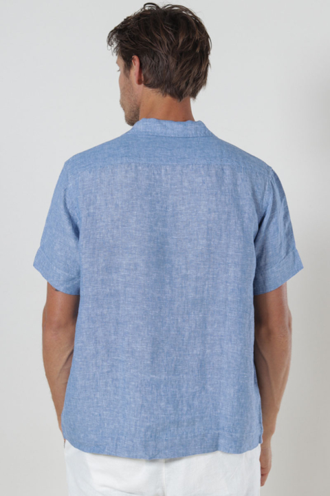 Kronstadt Ayers SS loose Shirt Federal Blue