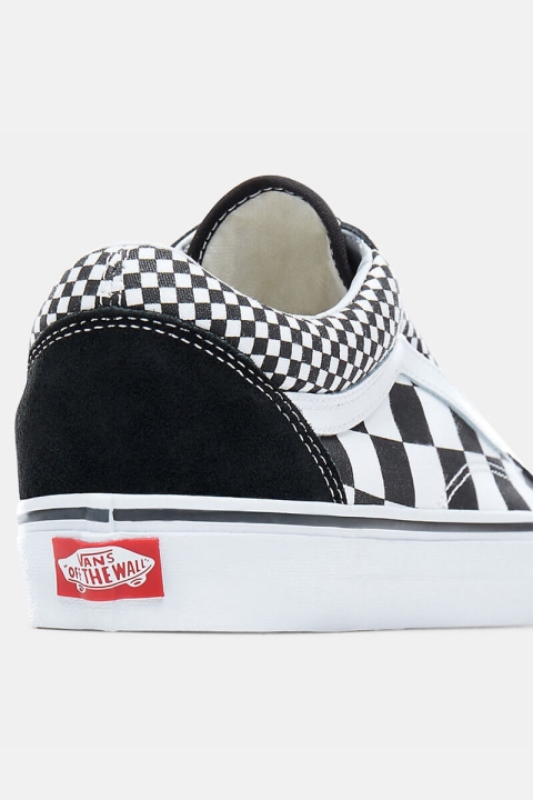 Vans Old Schoenol Mix Checker Sneakers Black/True