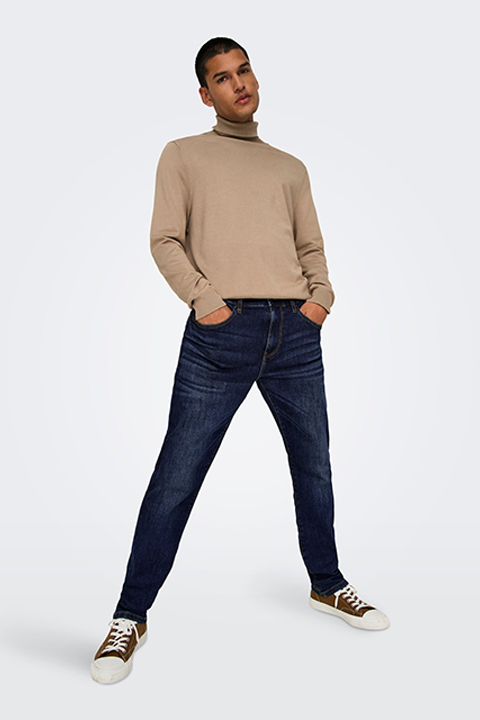 Only & Sons Weft Regular Fit 6752 Dark Blue Denim