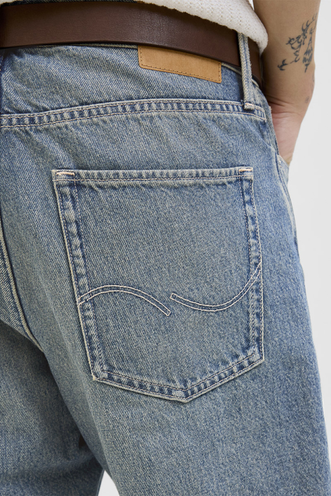 Jack & Jones Alex Baggy Fit Shorts 308 Blue Denim