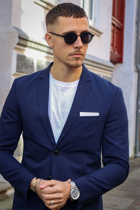 Jack & Jones Premium Franco Slim Fit Suit Medieval Blue