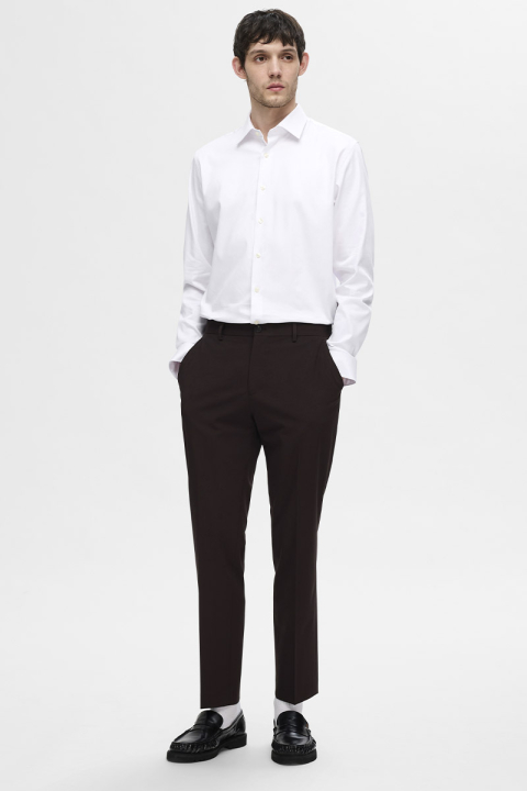 Selected Performance Stretch LS Shirt Bright White