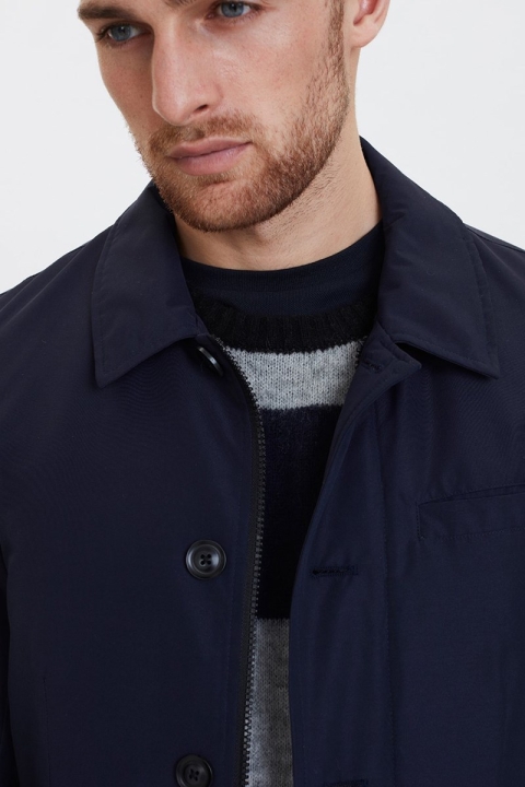 Les Deux Eric Maccoat Lange Jas Dark Navy