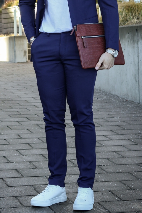 Jack & Jones Premium Franco Slim Fit Suit Medieval Blue