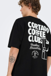 ONLY & SONS Nathan Backprint Relaxed Fit Tee Black Coffee