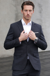 Selected SLHSLIM-OASIS LINEN BLZ NOOS Black