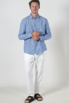 Kronstadt Ayers Ls shirt Federal Blue