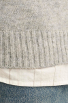 Jack & Jones Soho Ollie Knit Crew Neck Light Grey Melange