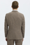 Selected Oasis Linen DB Blazer Dark Sand Melange
