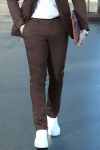 Jack & Jones Premium Franco Slim Fit Suit Black Coffee