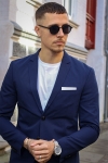 Jack & Jones Premium Franco Slim Fit Suit Medieval Blue