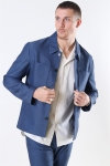 Les Deux Marseille Herringbone Jas Dark Navy