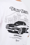 ONLY & SONS Nathan Backprint Relaxed Fit Tee Bright White Delta Drive