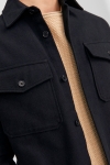 Jack & Jones Roy Solid Overshirt Black Beauty