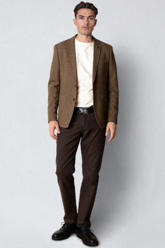 Marcello blazer Brown Melangè