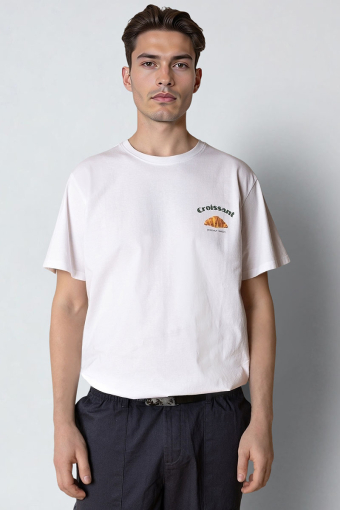 Croissant t-shirt White