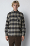 Fat Moose Forest flannel shirt Navy/Moss check 007